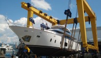 Efficient Propulsion superyacht at launch